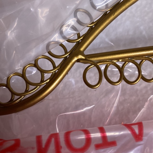 Pottery Barn Teen Gold Tone Metal Wire Wall “You are gold” text Jewelry Display - Picture 8 of 16